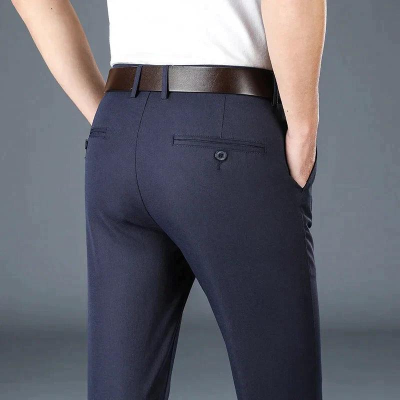 MATTEO | CHINOBROEK | GRIJS - Van Dam Boutique