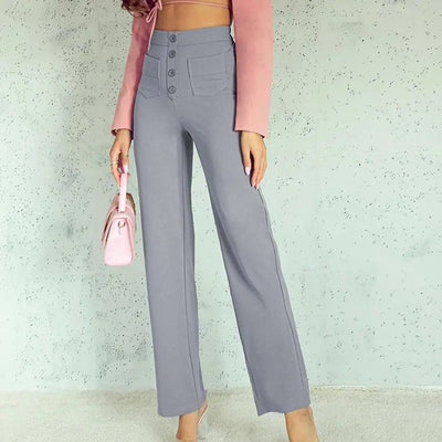 JOELLE | HIGH-WAISTED ELASTISCHE CASUAL BROEK